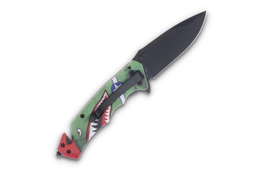 BTI LLC Warhawk Folding Knife With Gift Tin